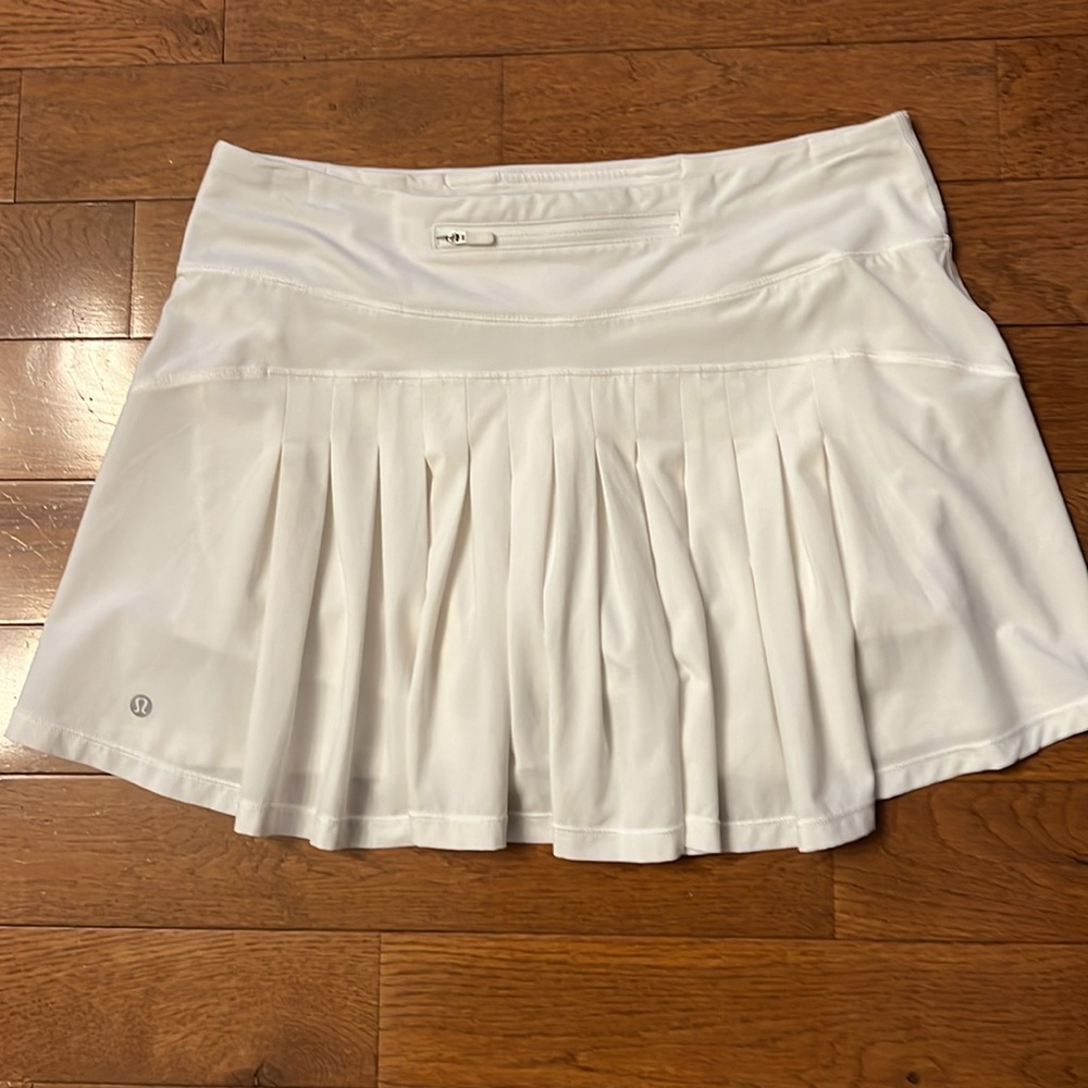 ❤️LULULEMON CIRCUIT BREAKER SKIRT/SKORT *TALL-WHITE-8❤️